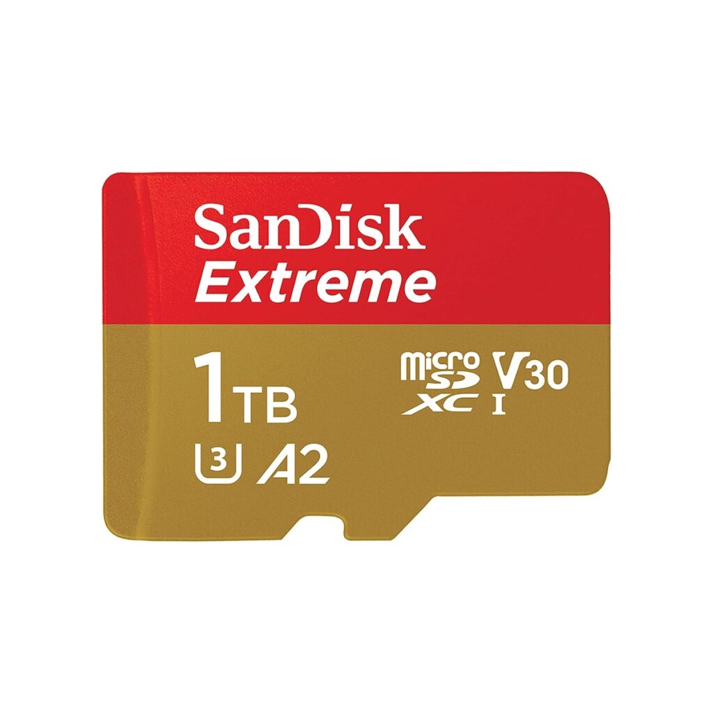 SanDisk 1TB Extreme microSD + Adapter — 190MB/s