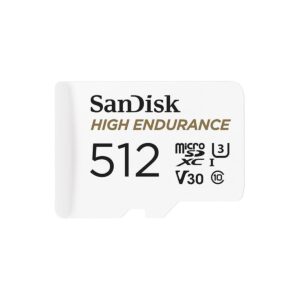 SanDisk 512GB High Endurance microSD + Adapter