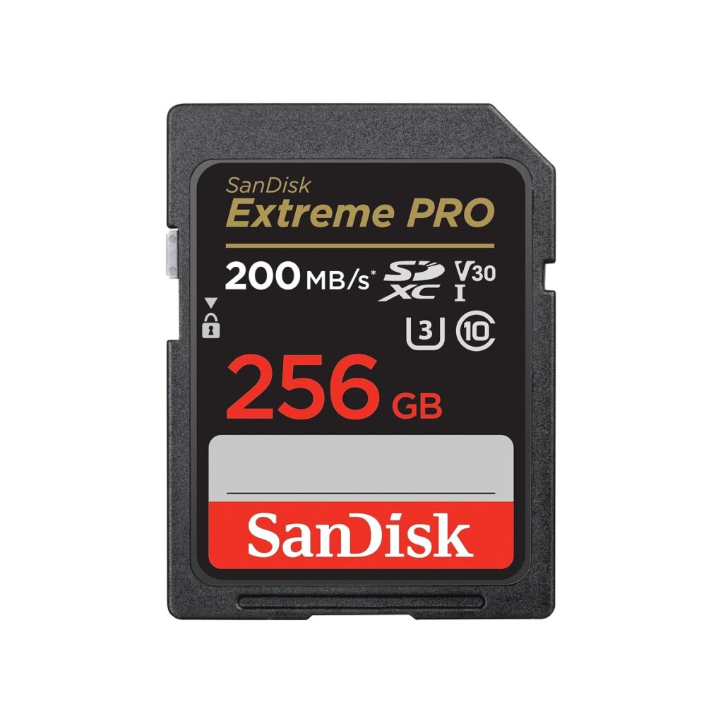 SanDisk 256GB Extreme PRO UHS-I — 200MB/s