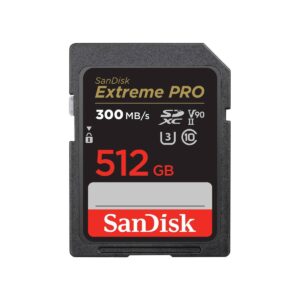 SanDisk 512GB Extreme PRO UHS-II V90